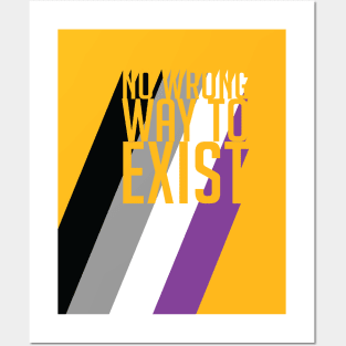 Asexual Pride No Wrong Way to Exist Posters and Art